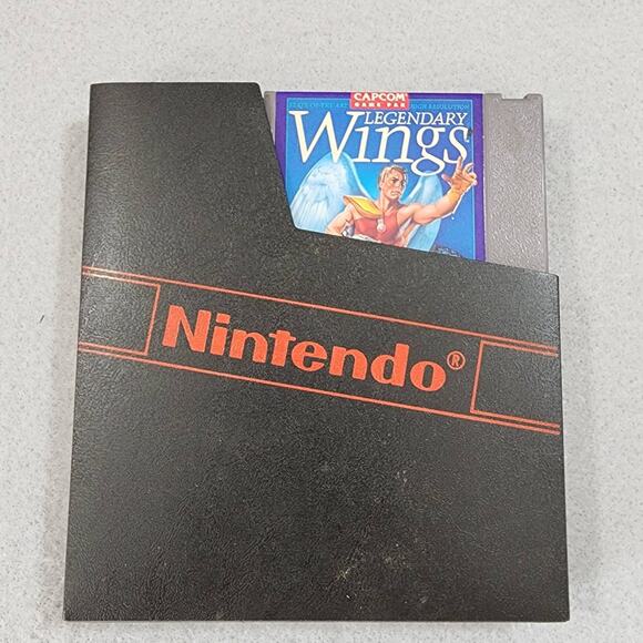 Legendary Wings Nintendo NES 1985 Video Game with Storage Sleeve - Untested - Picture 5 of 5